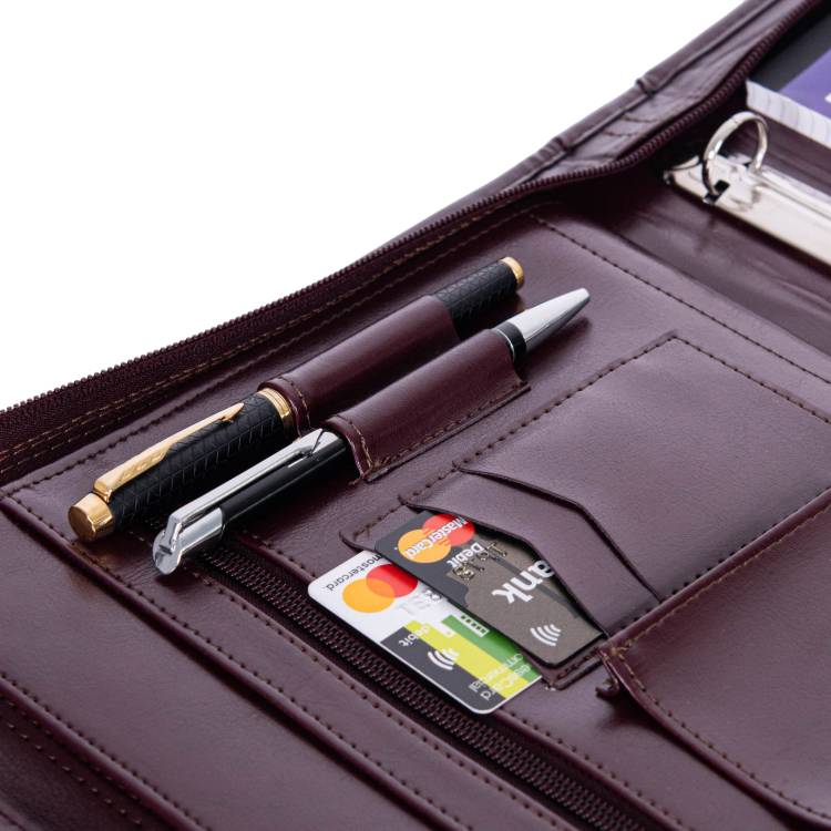 aktówka A4 Tizano BW01 bordo