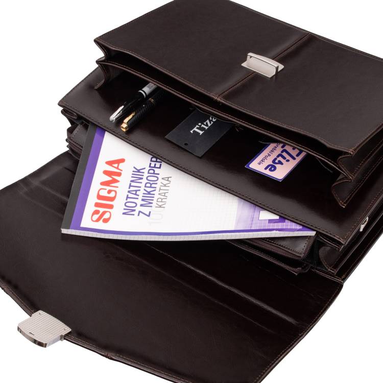 teczka skórzana