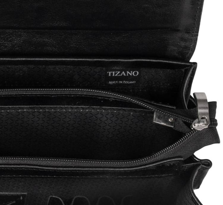 Teczka skórzana Tizano TS18 czarna