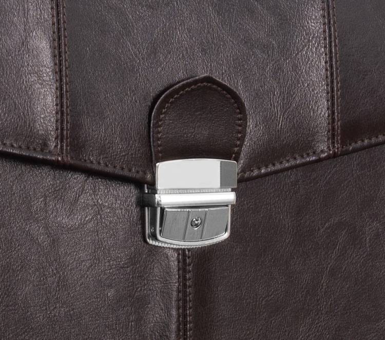 Teczka męska skórzana Tizano TS17 czekolada