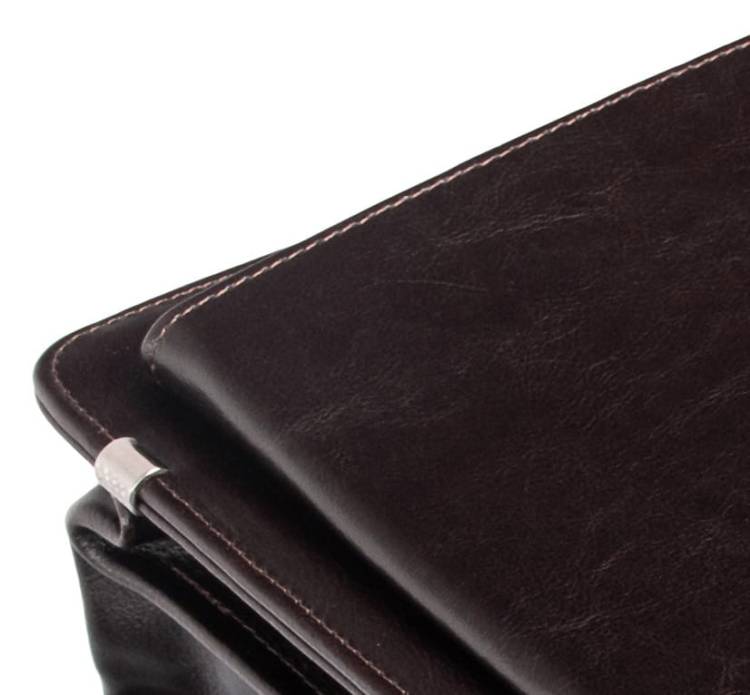 Teczka męska skórzana Tizano TS17 czekolada