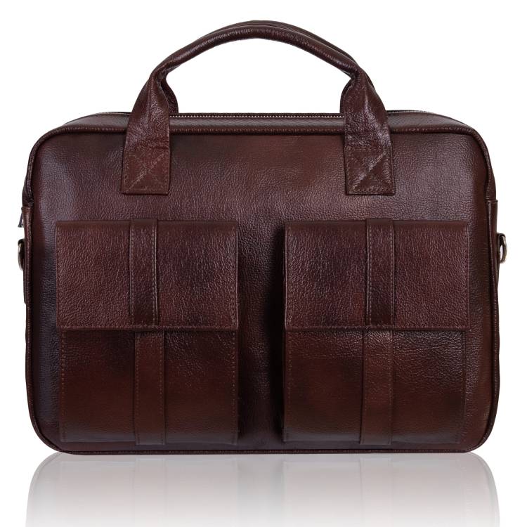 Torba męska skórzana Tizano TM04 czekolada