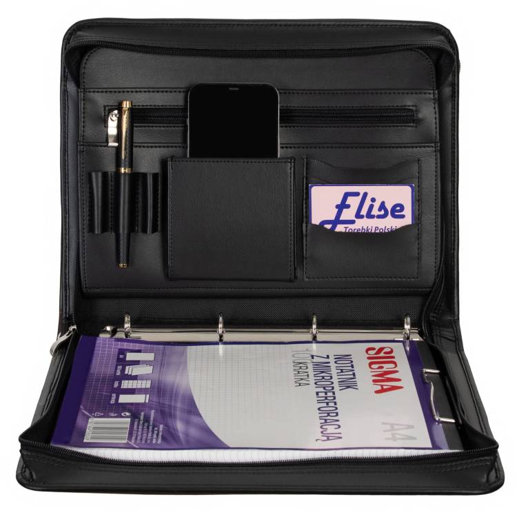 Męska aktówka A4 Tizano BW05 czarny