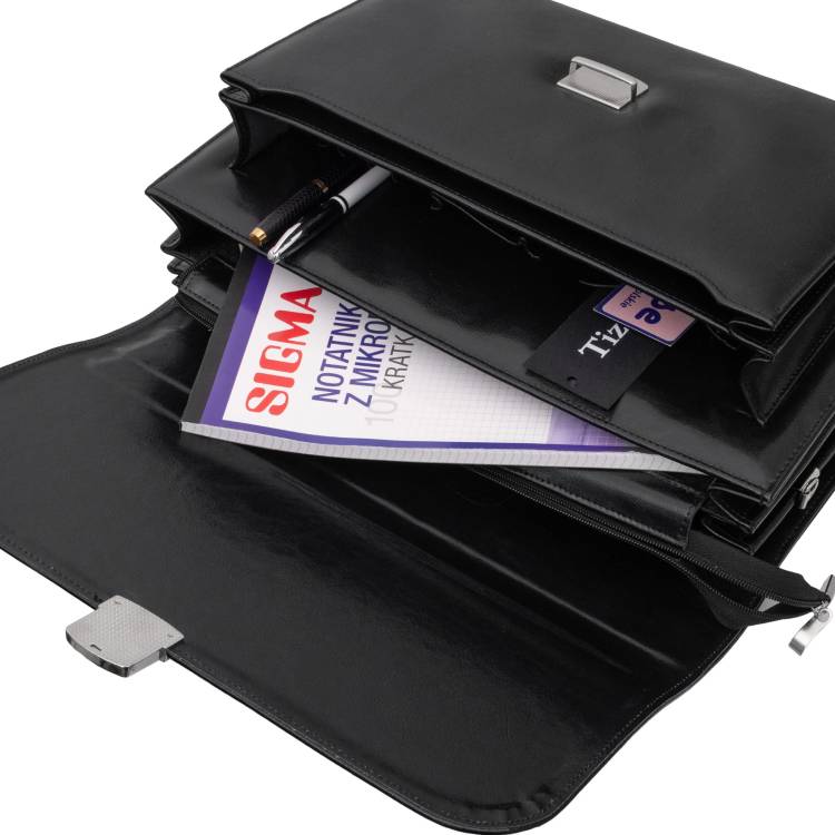 teczka skórzana męska