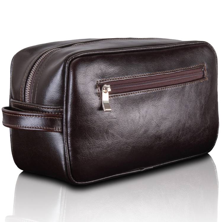 Kosmetyczka skórzana Tizano KM4 czekolada