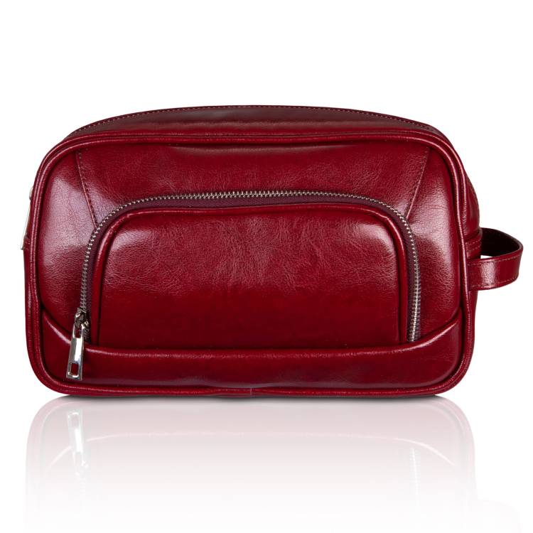 Kosmetyczka skórzana Tizano KM4 bordo