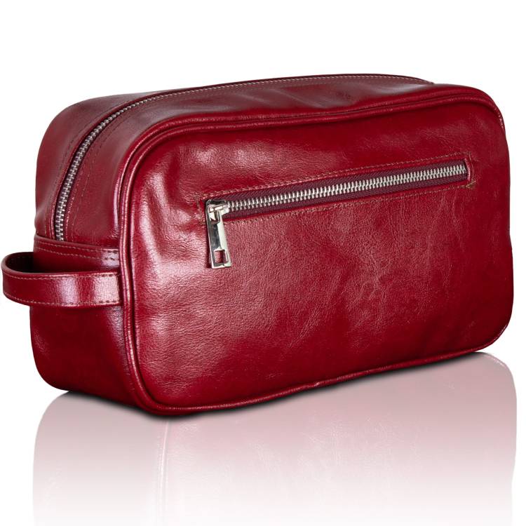 Kosmetyczka skórzana Tizano KM4 bordo
