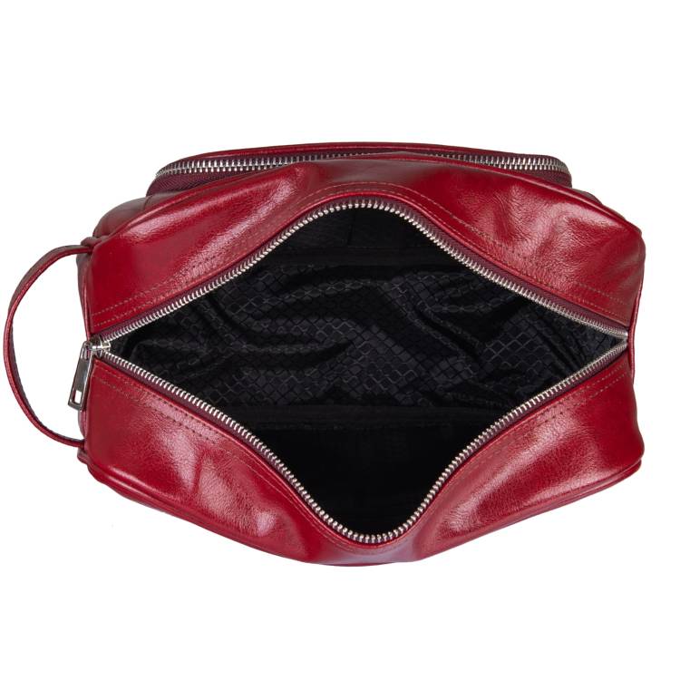 Kosmetyczka skórzana Tizano KM4 bordo