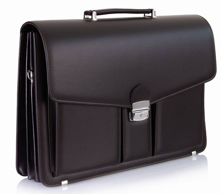 Duża teczka męska Tizano T02 czekolada