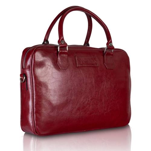 Torba skórzana Tizano TM05 bordo