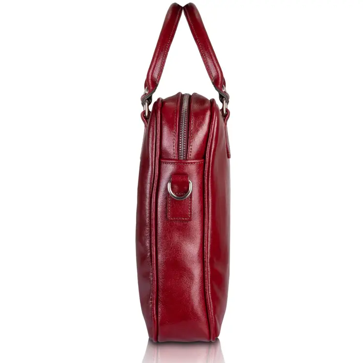 Torba skórzana Tizano TM05 bordo