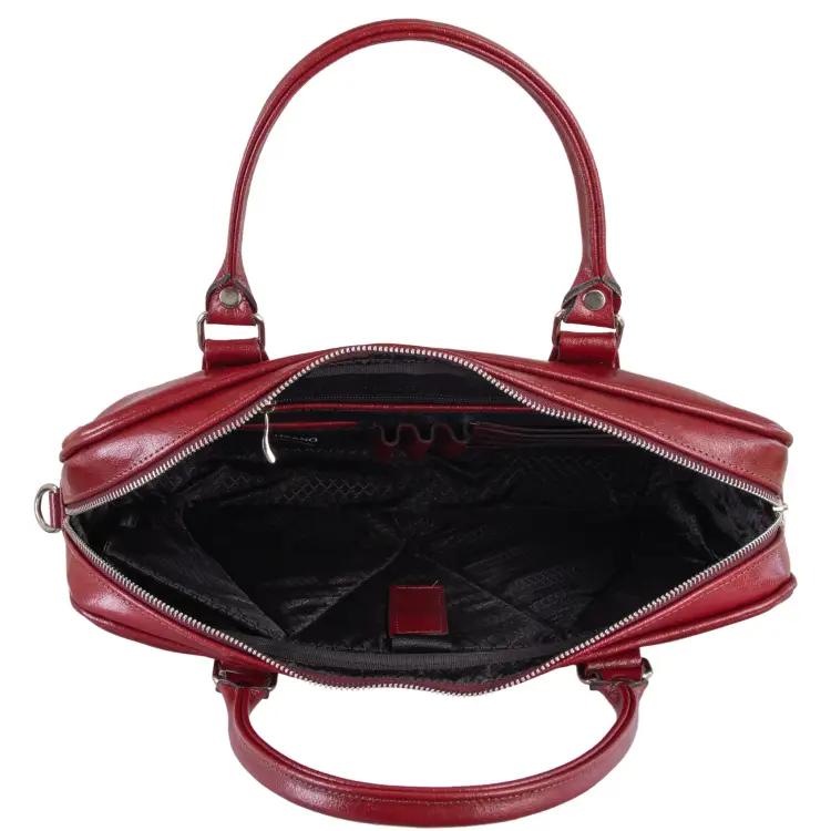 Torba skórzana Tizano TM05 bordo