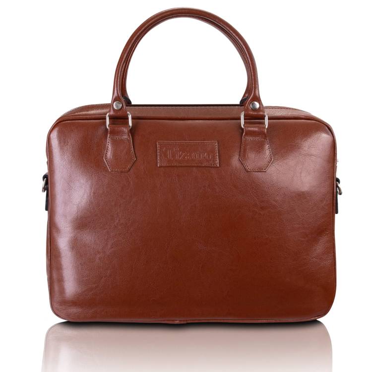 Torba skórzana Tizano TM05 brąz