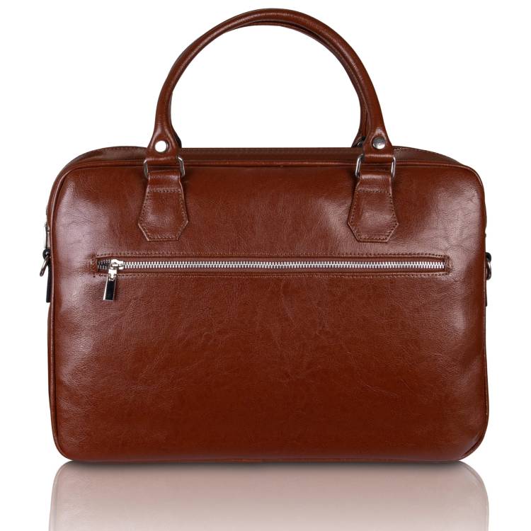 Torba skórzana Tizano TM05 brąz