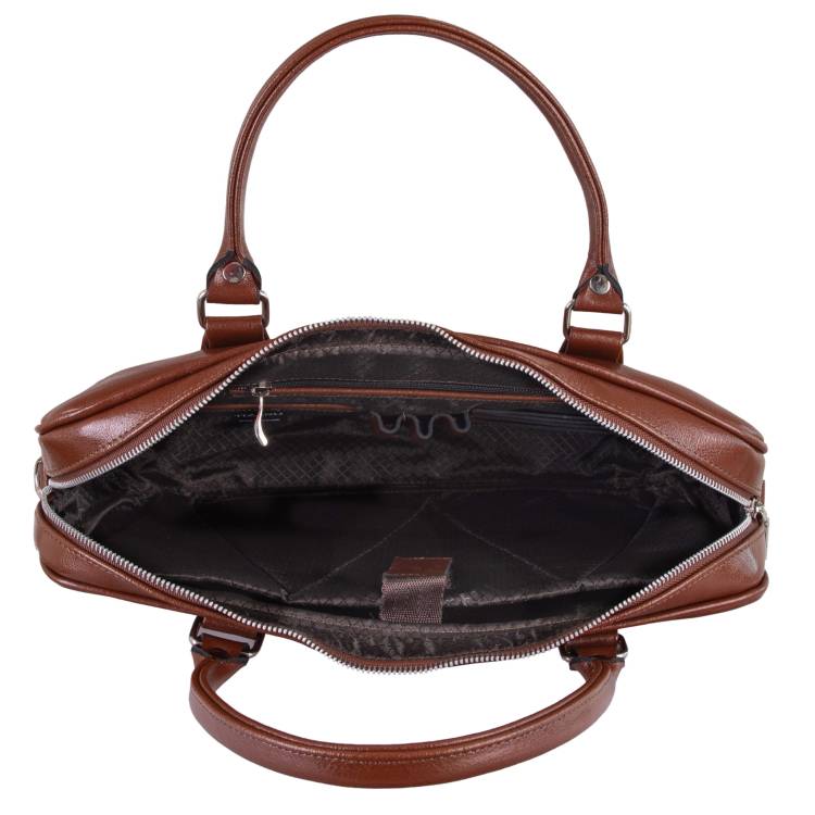 Torba skórzana Tizano TM05 brąz