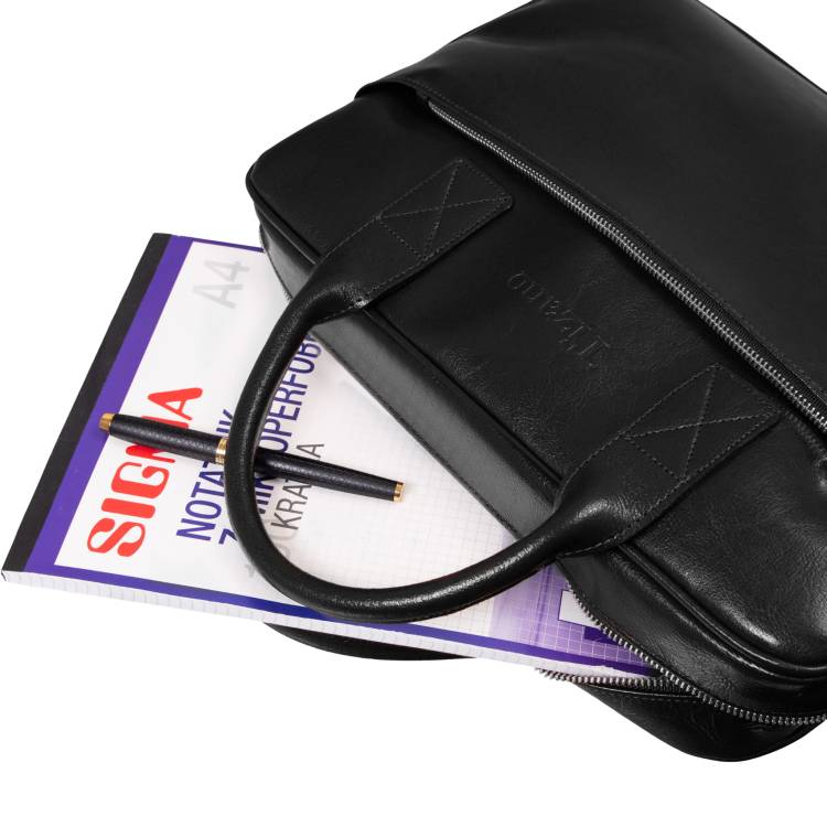 Torba męska skórzana Tizano TM06 czarna