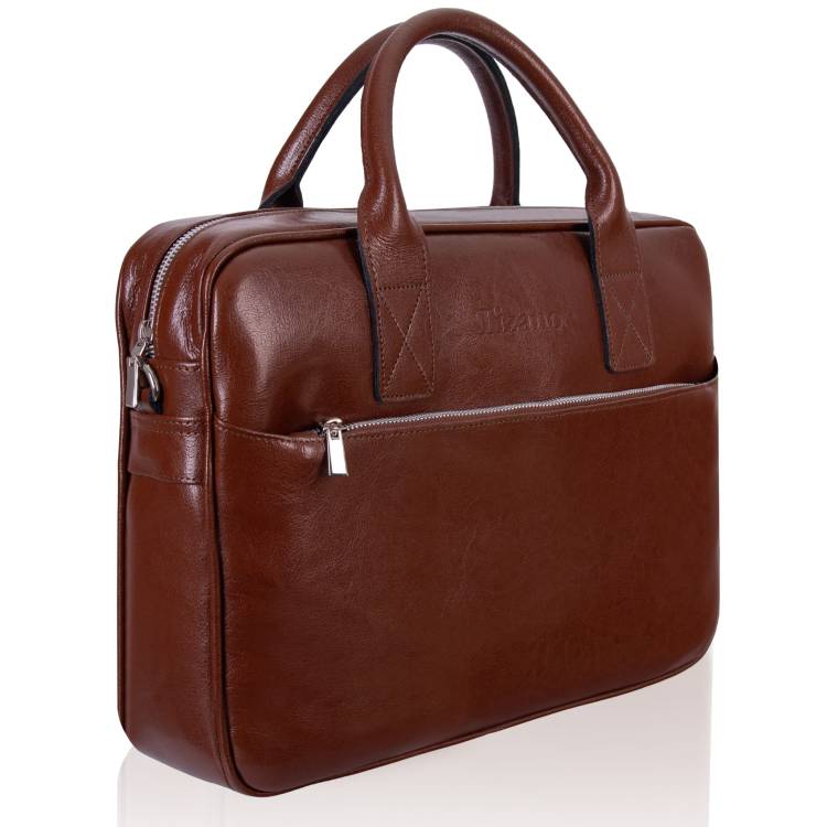 Torba męska skórzana Tizano TM06 brąz