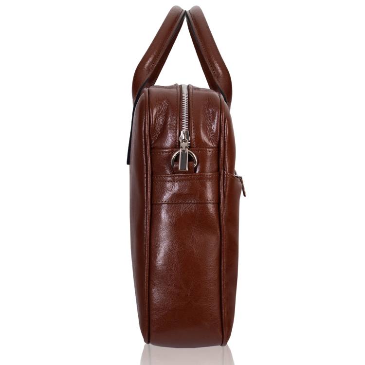 Torba męska skórzana Tizano TM06 brąz