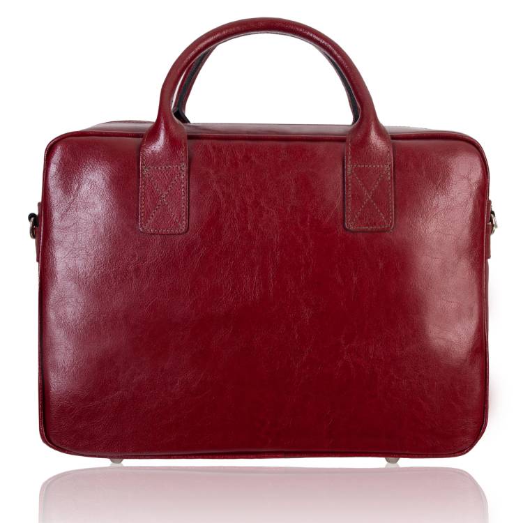 Torba męska skórzana Tizano TM06 bordo