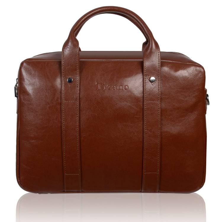 Torba męska skórzana Tizano TM07 brąz