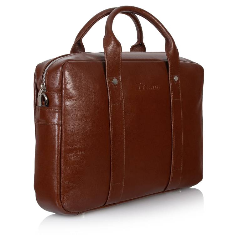 Torba męska skórzana Tizano TM07 brąz