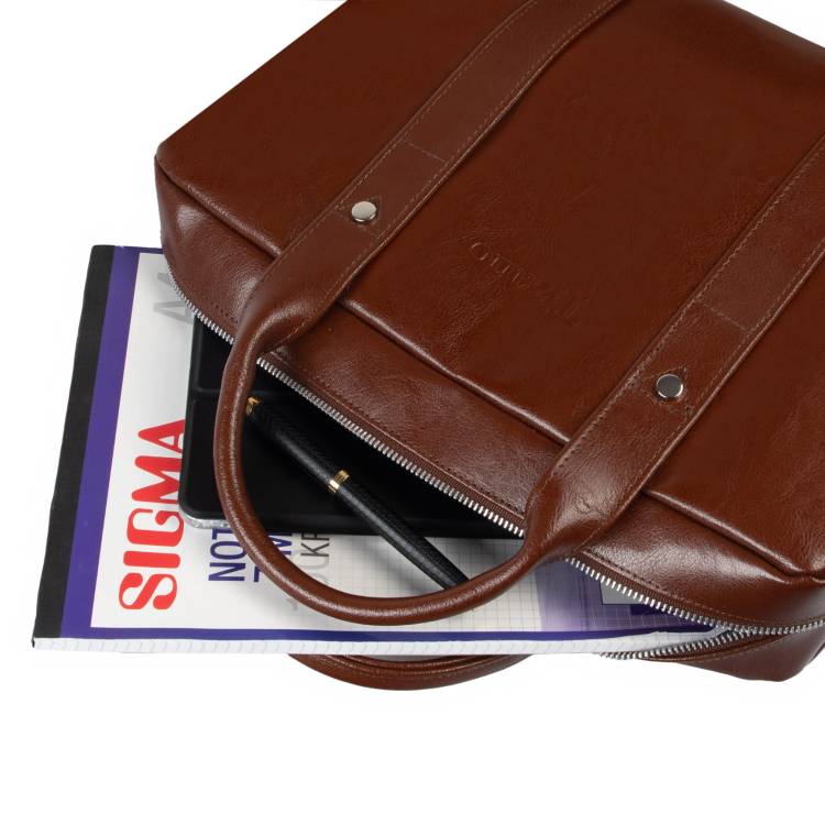 Torba męska skórzana Tizano TM07 brąz