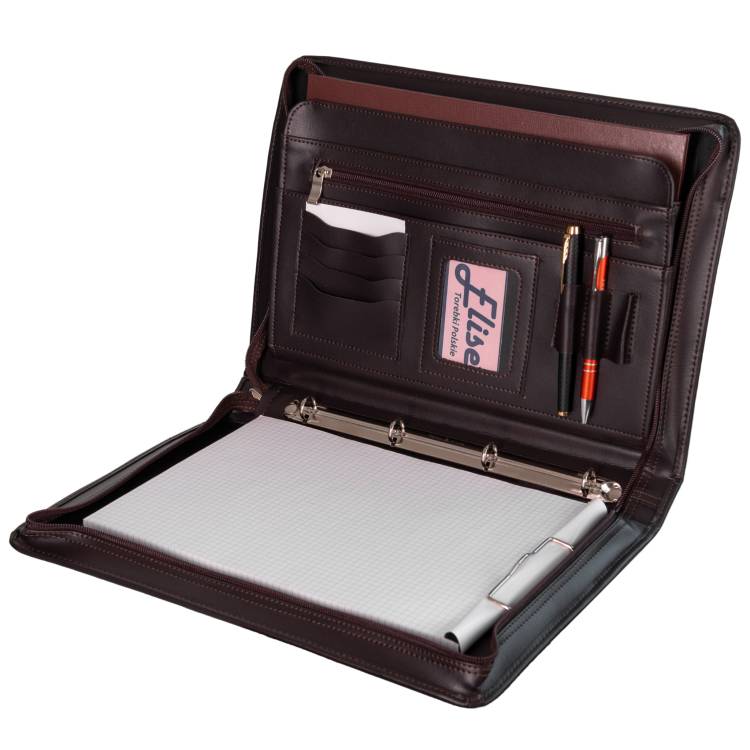 Aktówka A4 Tizano BW17 czekolada