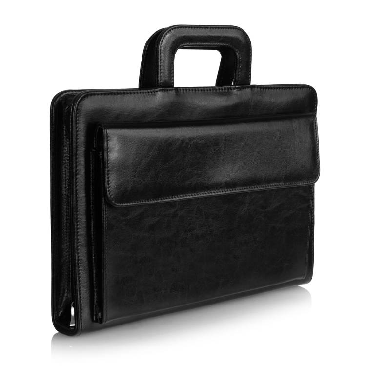 Aktówka skórzana Tizano BWS15 czarna