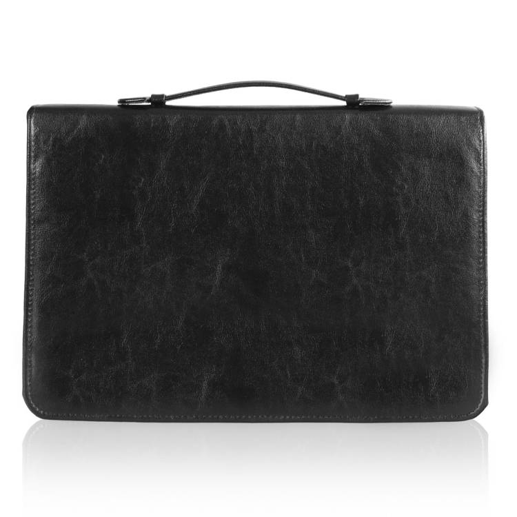 Aktówka skórzana Tizano BWS17 czarna