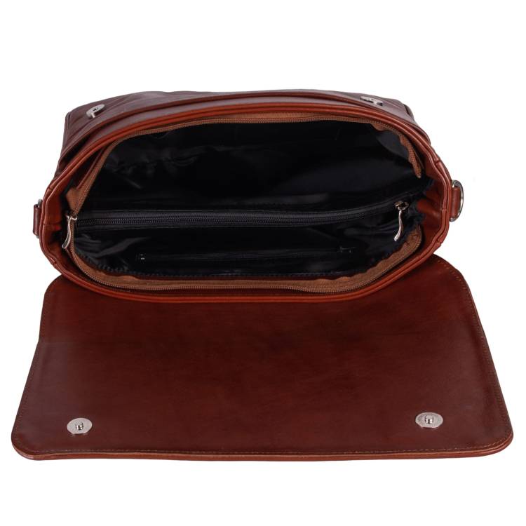 Torba męska Tizano TMS17 ruda skóra naturalna