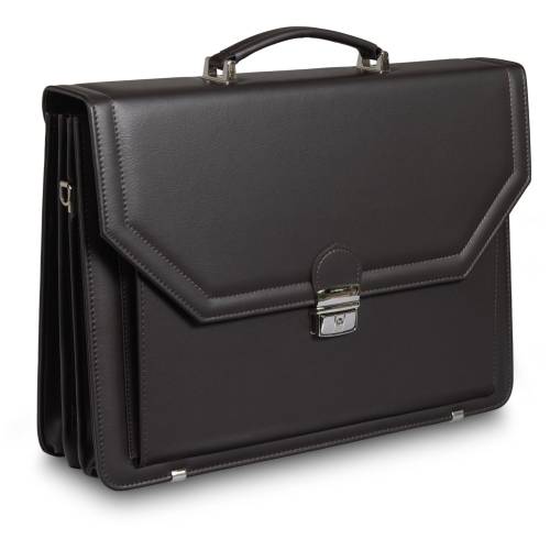 Pojemna męska aktówka Tizano T01 czekolada