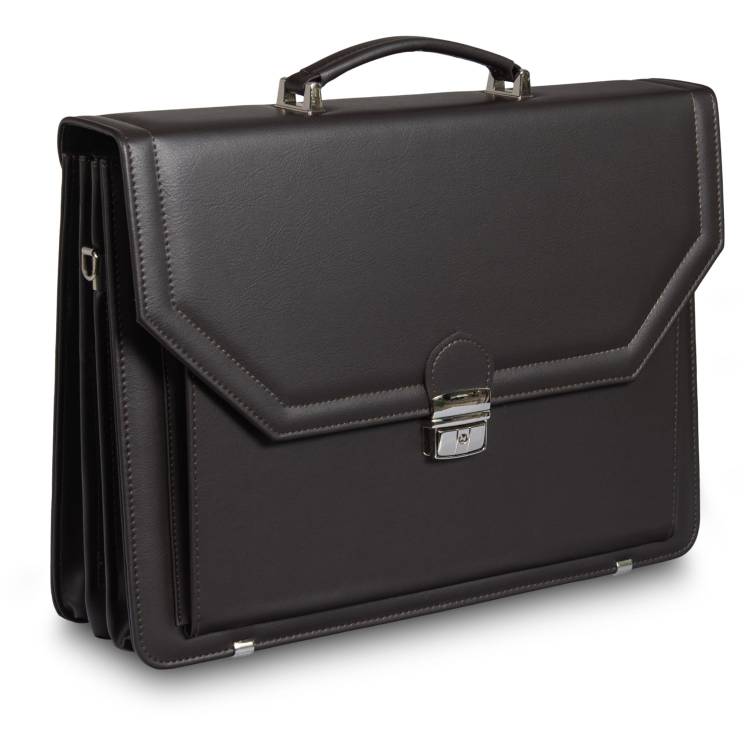 Pojemna męska aktówka Tizano T01 czekolada