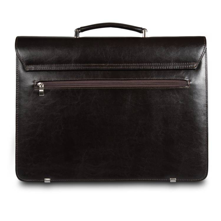 Teczka męska skórzana Tizano TS02 czekolada