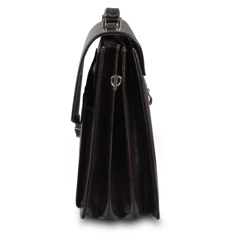 Teczka męska skórzana Tizano TS02 czekolada