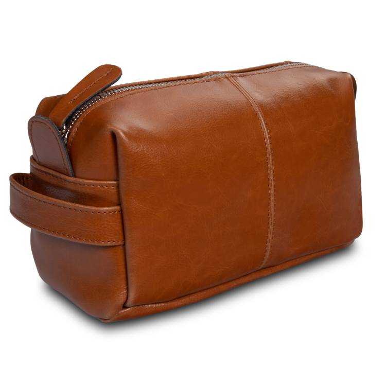 Kosmetyczka skórzana Tizano KM1 ruda