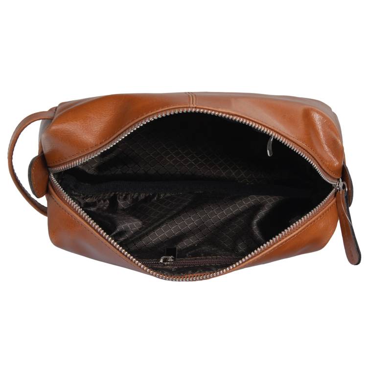 Kosmetyczka skórzana Tizano KM1 ruda