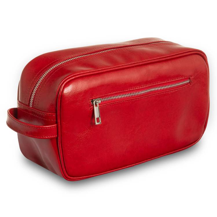 Kosmetyczka skórzana Tizano KM4 czerwona