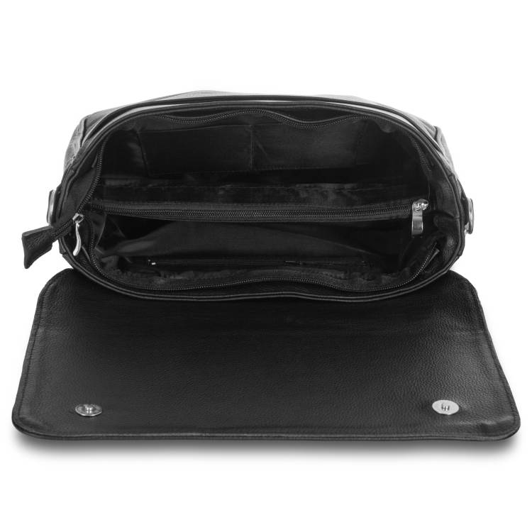 Torba męska Tizano TM17 czarna skóra naturalna