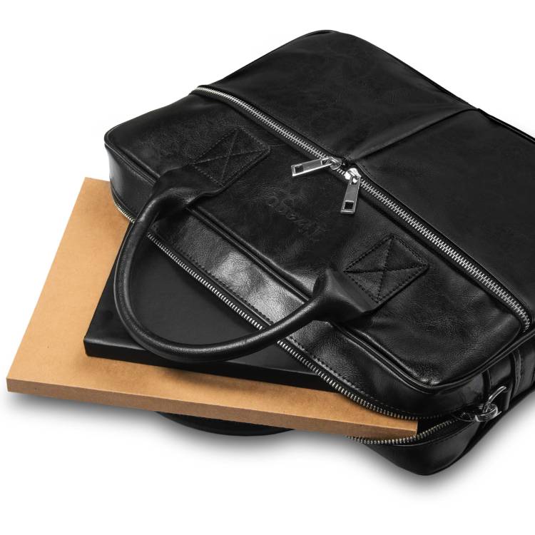 Torba męska skórzana Tizano TM11 czarna