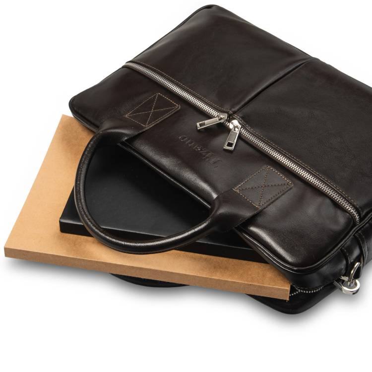 Torba męska skórzana Tizano TM11 czekolada