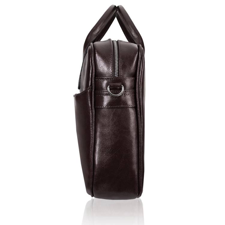 Torba męska skórzana Tizano TM11 czekolada