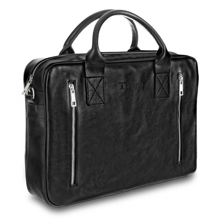 Torba męska skórzana Tizano TM08 czarna