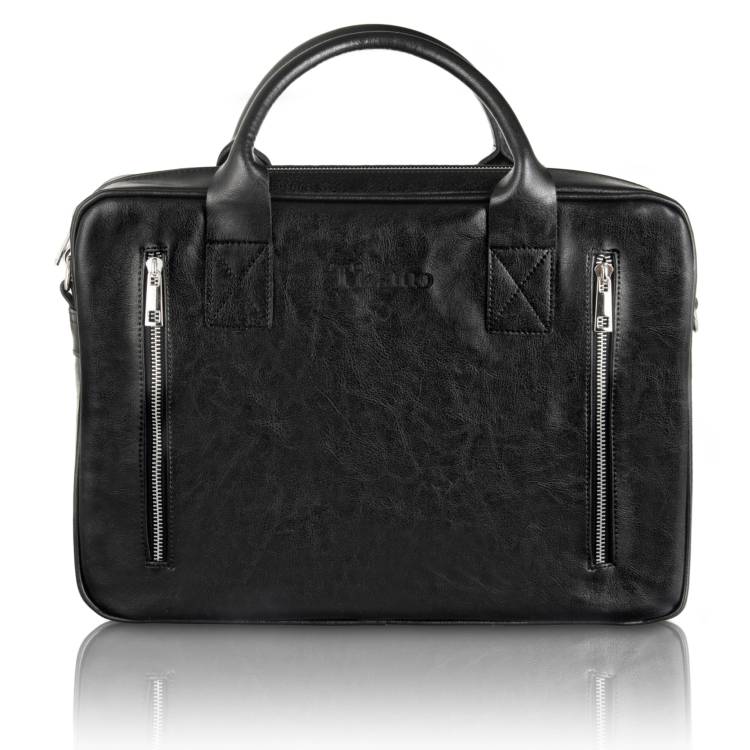 Torba męska skórzana Tizano TM08 czarna