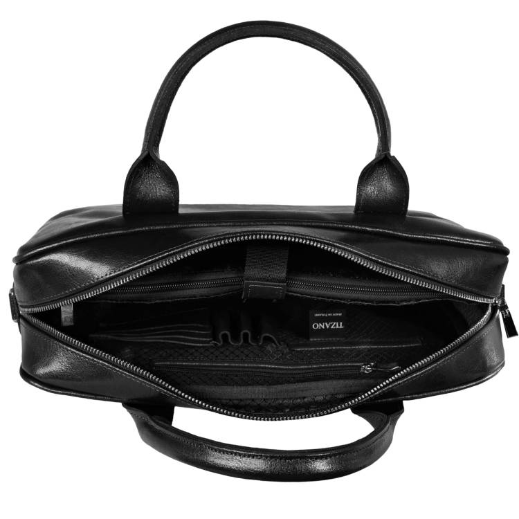 Torba męska skórzana Tizano TM08 czarna