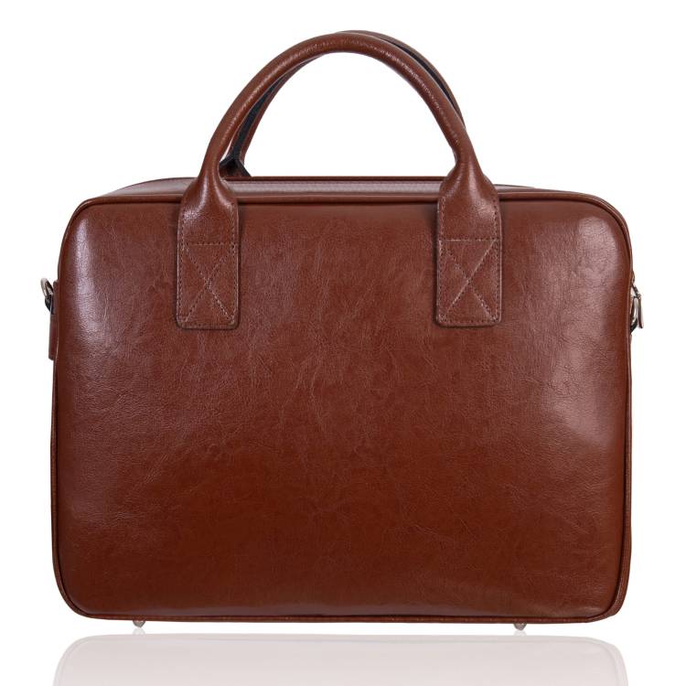 Torba męska skórzana Tizano TM08 brąz