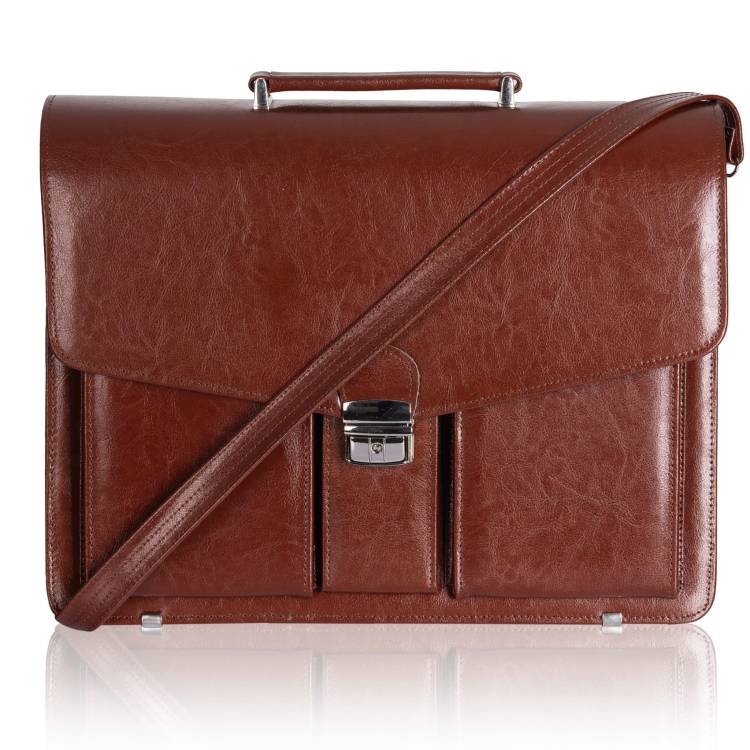 Teczka męska skórzana Tizano TS02 brąz