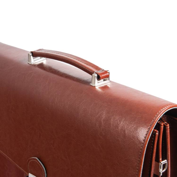 Teczka męska skórzana Tizano TS02 brąz