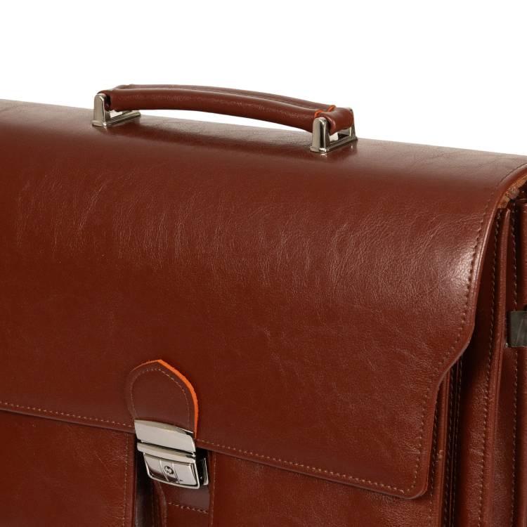 Teczka skórzana Tizano TS18 brązowa