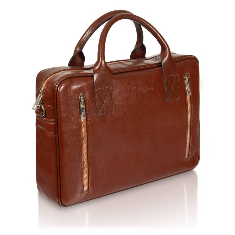 Torba męska skórzana Tizano TM08 brąz