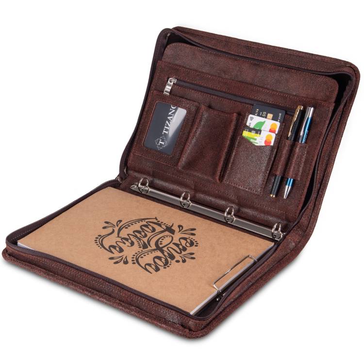 Aktówka skórzana Tizano BWS01 czekolada krek